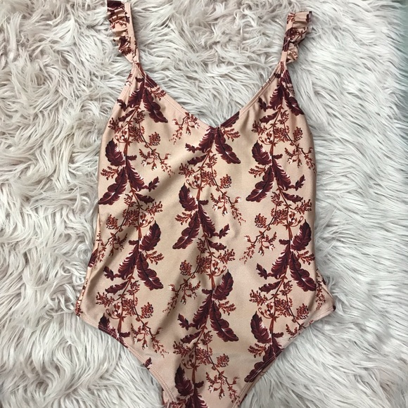 Topshop Tops - Floral Bodysuit TOPSHOP